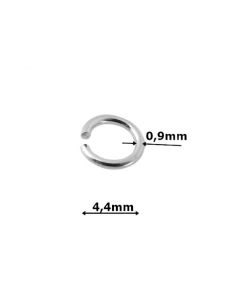 Kółko srebrne DO ZAGINANIA-średnica 4,4mm