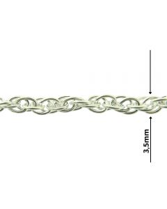 Łańcuch srebrny M/HOLL-6/AG z metra