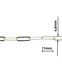 Łańcuch srebrny M/MOTIF-2/AG z metra