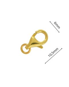 długość- 10,5mm /ZŁOTE zapięcie KARABIŃCZYK TYP CHP11-Au585