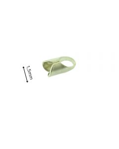 średnica 1,5 mm /Zakończenie Ag925 do LUTOWANIA typ FT
