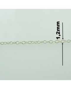 Łańcuch srebrny M/FZ027/AG z metra-ANKER