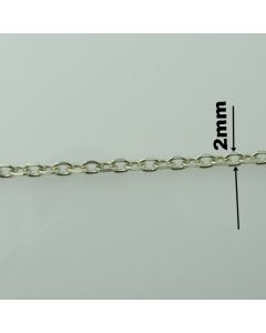 Łańcuch srebrny M/FZD060/AG z metra-ANKER