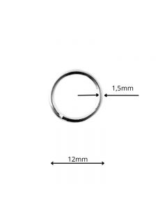 KÓŁKO srebrne ZLUTOWANE-średnica 12mm