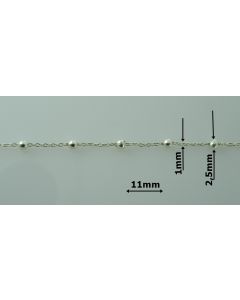 Łańcuch srebrny M/ELE-5/AG z metra 