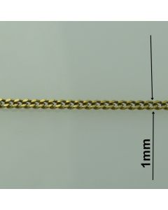 Łańcuch srebrny  M/GD030/Au złocony z metra-PANCER