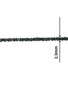 Łańcuch srebrny M/MAR-2/RH z metra RODOWANY