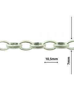 Łańcuch srebrny M/HOLL-10/AG z metra