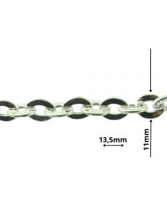 Łańcuch srebrny M/HOLL-4-11/AG z metra