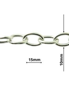 Łańcuch srebrny M/HOLL-5/AG z metra
