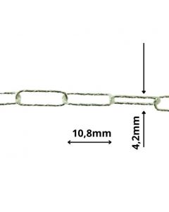 Łańcuch srebrny M/MOTIF-1/AG z metra