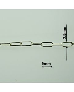 Łańcuch srebrny  M/MOTIF-7/AG z metra