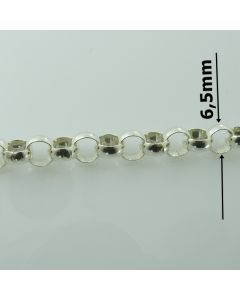 Łańcuch srebrny M/R012/AG z metra-ROLO