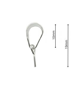 Zaczep srebrny Ag925 typ  ZACZ-925-KR-WS